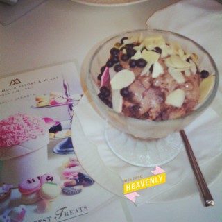 Dark Chocolate Cherry Brownie Ice Cream - Nusa Dua's Mulia Deli (Nusa Dua)|Bali