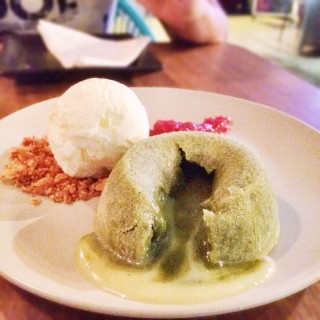 Matcha lava cake - Serangoon / Sync Korean Tapas Bar (Serangoon)|Singapore