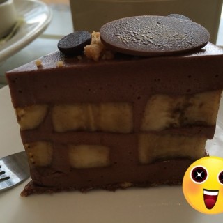 Bananas chocolate cake - dari The Glass House (อ.สัตหีบ) di อ.สัตหีบ |Chonburi