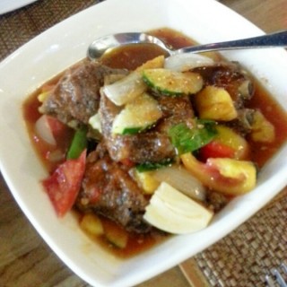 sweet and sour baby back ribs - dari Krua Thai (Banilad) di Banilad |Cebu