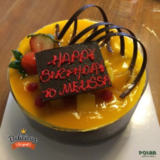 Mango earl grey mousse cake - Ang Mo Kio's Polar Puffs & Cakes (Ang Mo Kio)|Singapore