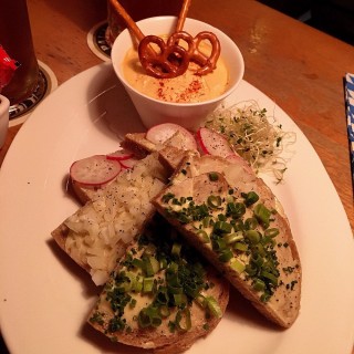 Spiced mixed Camembert with fresh chives, red radish & chopped onion - City Hall / Paulaner Brauhaus (City Hall)|Singapore