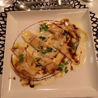 Pumpkin Stuffed Pasta With Taleggio Fondue n Veal Jus - City Hall / Garibaldi Italian Restaurant & Bar (City Hall)|Singapore