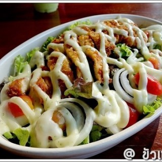 สลัดไก่ทอดครีมมะนาว - dari At Khualek Cafe & Restaurant (วัดเกต) di วัดเกต |Chiang Mai
